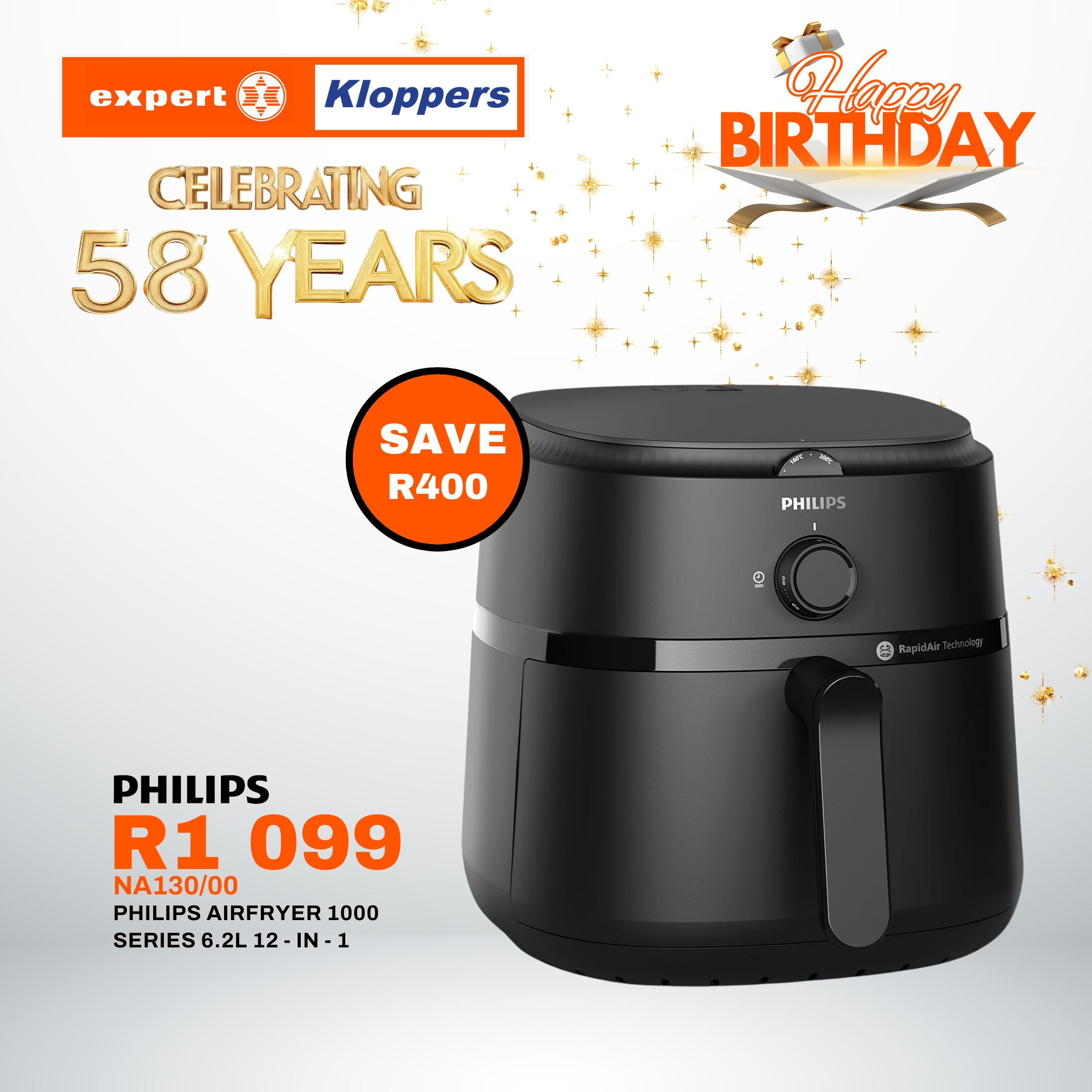 Join us in celebrating 58 years of excellence with Kloppers! 5 19 2