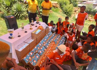 Spreading Holiday Magic with Santa Boxes for BT Motolo Foundation and Haven Care Centre.