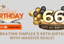 Simplex Radio Turns 66: A Celebration of Trust, Service & Top Deals